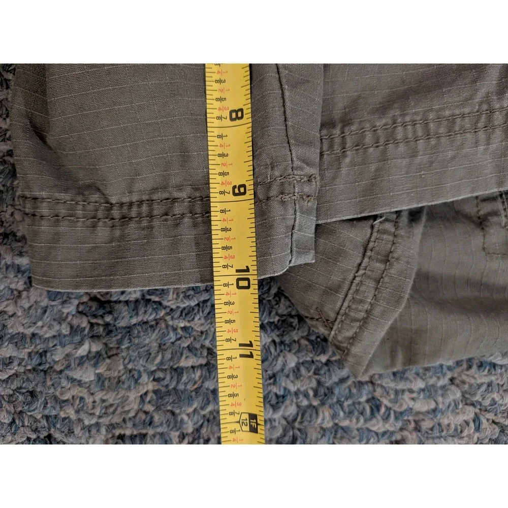 IZOD Mens Ripstop Cargo Shorts Olive Green Size 42 4538572 Casual Outdoor